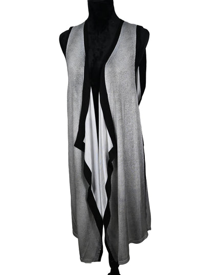 Snake Silver Shimmer Duster