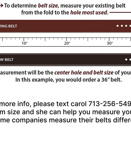 Two Row Pyramid Hairhide Kippy Belt - 36
