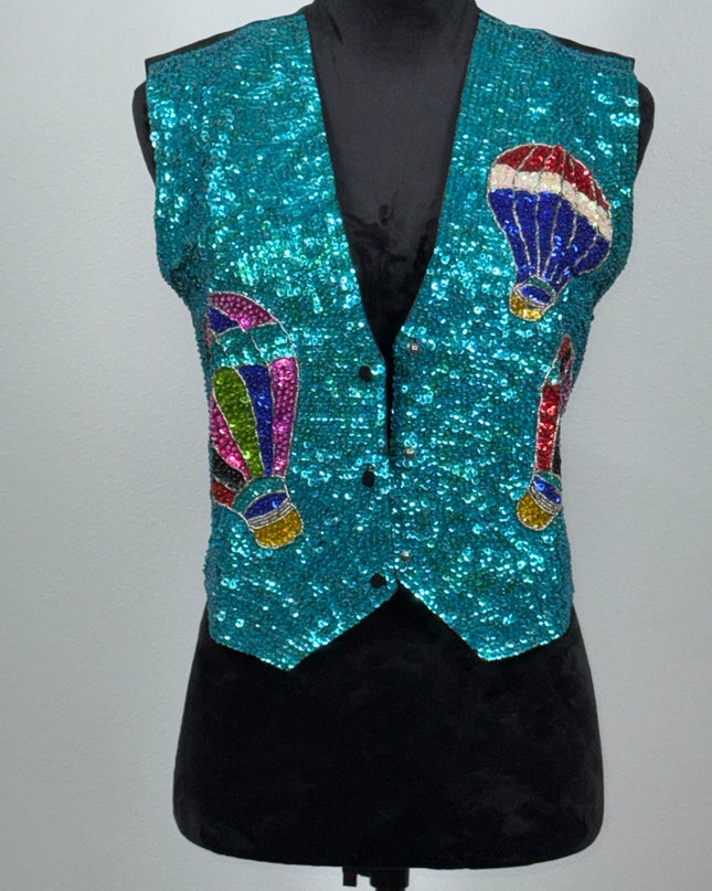 Balloon Sequin vest