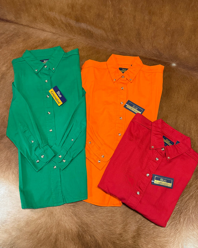 Blank rodeo colored shirts - Kelly green