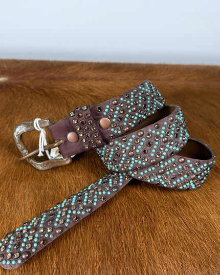 Kippy belt- Touq. Trail Design: brown/ touq/ Lc    34K