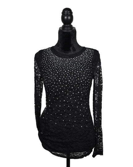 Black Scattered Clear AB Crystal
