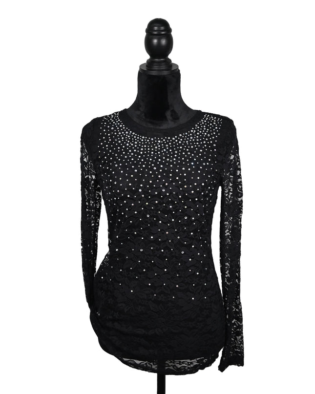 Black Scattered Clear AB Crystal