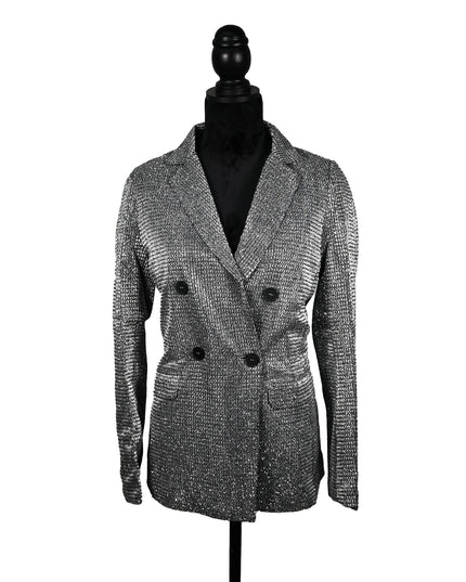 Silver Sparkle Blazer