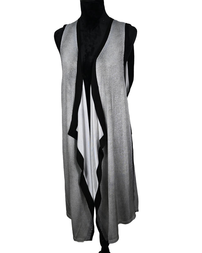 Snake Silver Shimmer Duster