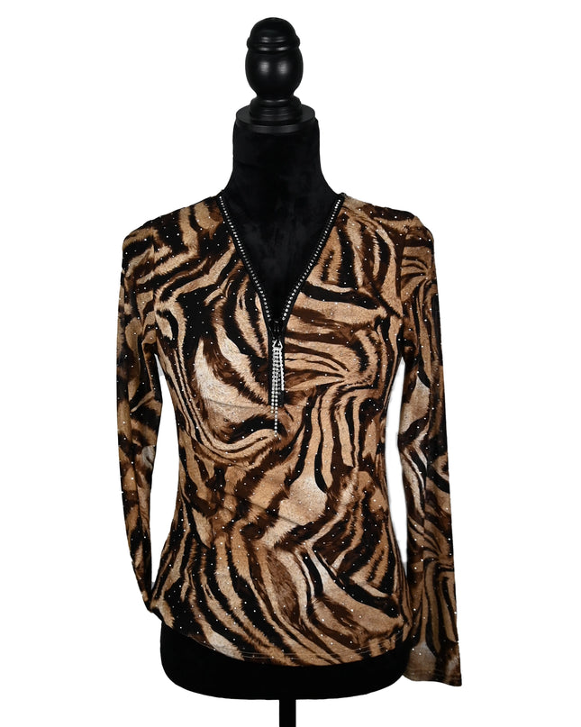 Brown tiger Long Sleeve