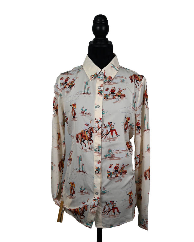 Vintage Western Button Up